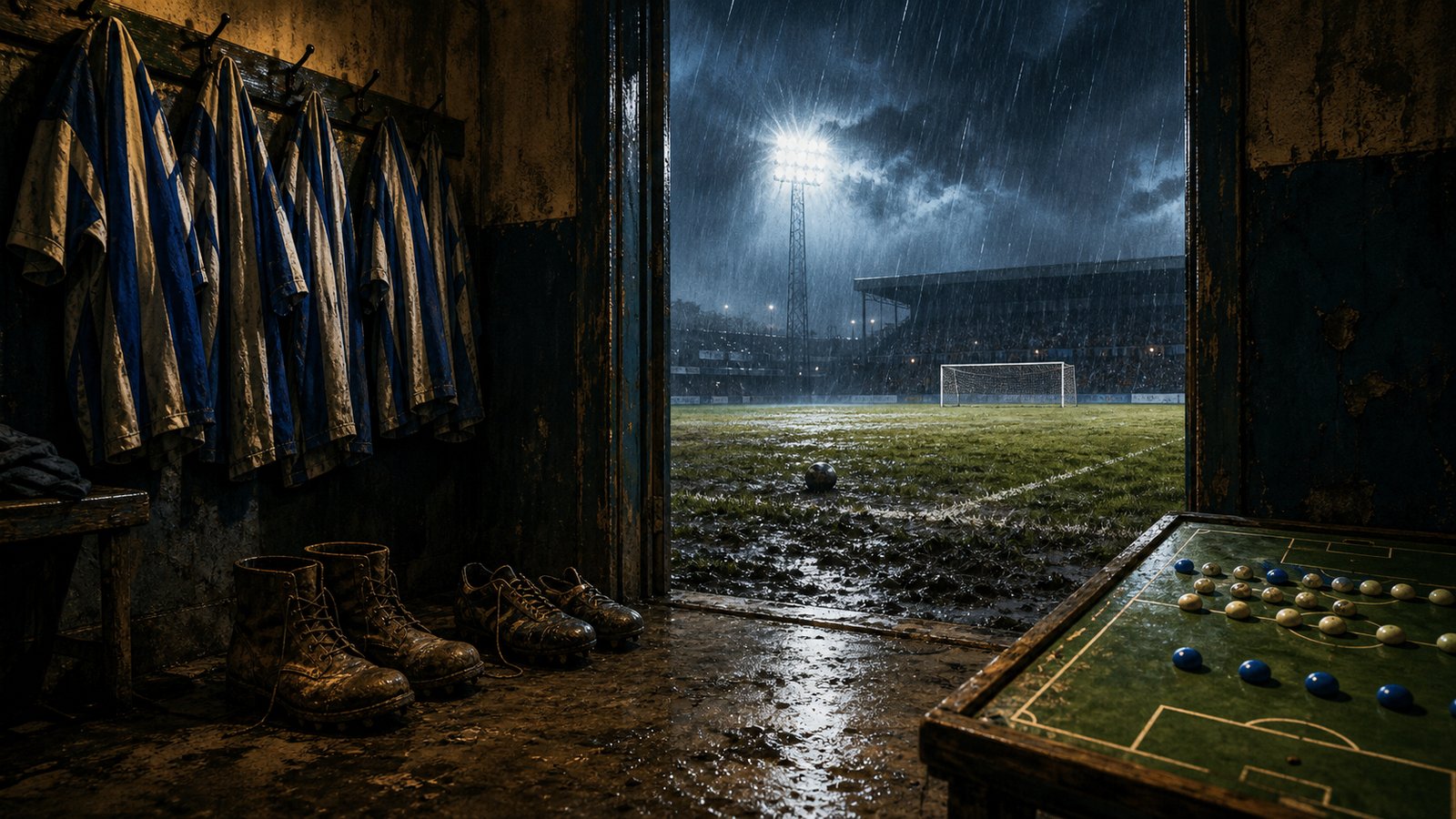 The mechanism was collective compactness: work boots, football boots, and short distances between the lines.