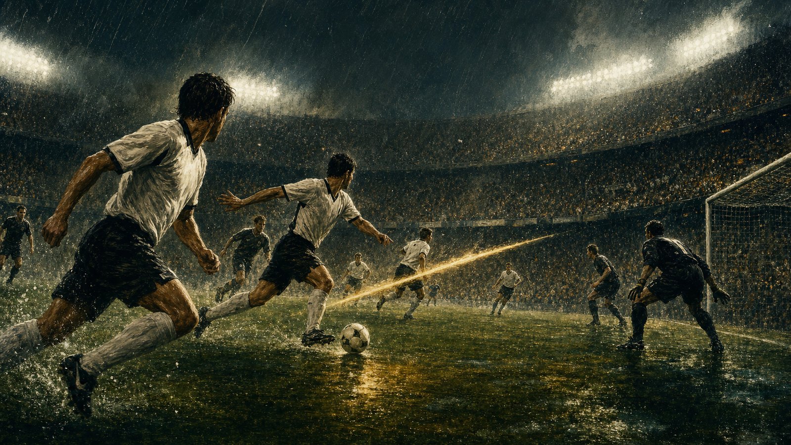 A Valencia-inspired counterattack breaking out of a compact defensive block