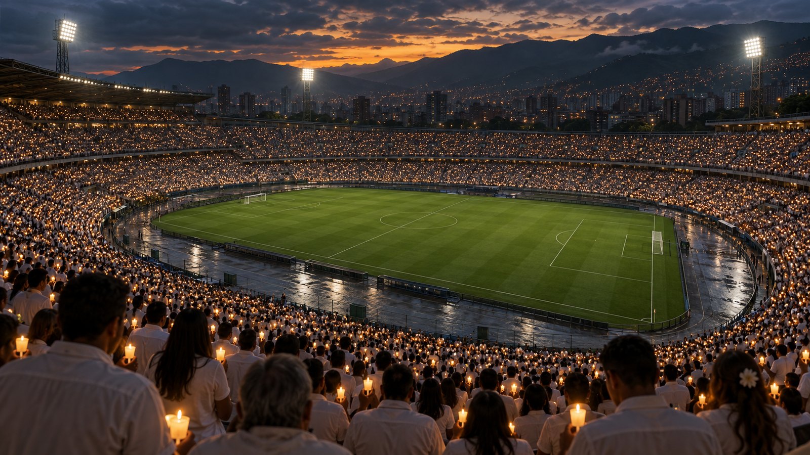 Tens of Thousands Gathered at 6:45 for Atlético Nacional’s Copa Final With No Match featured artwork