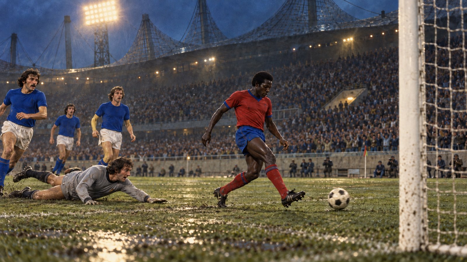 Emmanuel Sanon Put Haiti Ahead of Italy in the 46th Minute of Their World Cup Debut featured artwork